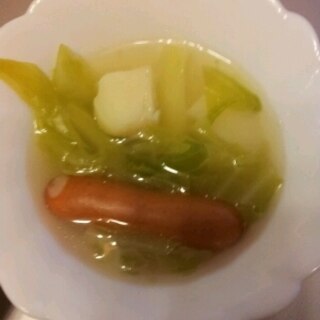 余り野菜でポトフ